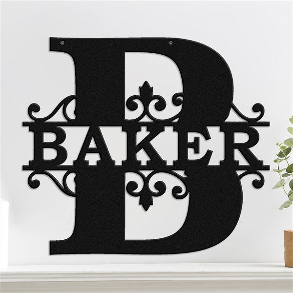 Personalized Split Letter Steel Sign - 47992D