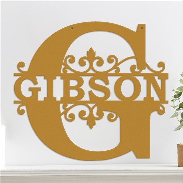 Personalized Split Letter Steel Sign - 47992D