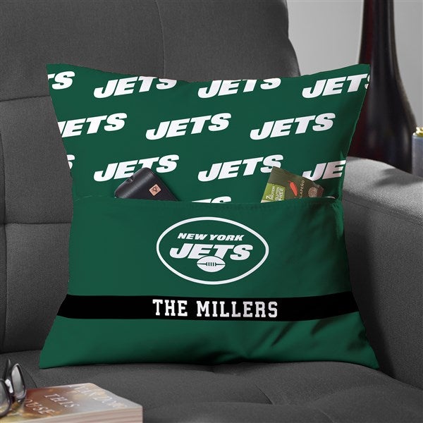 NFL New York Jets Personalized Pocket Pillow - 48012