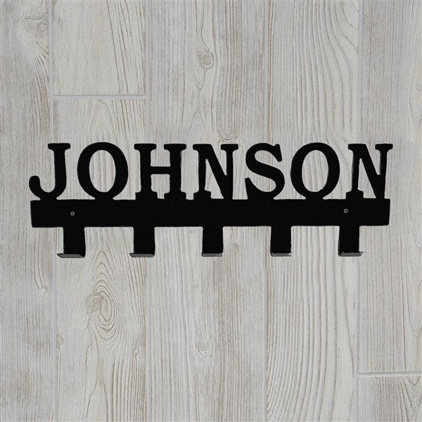 Custom Name Steel Wall Hook Rack - 48055D