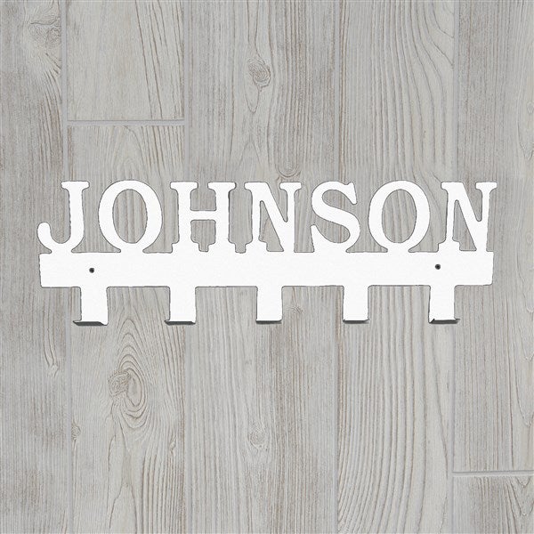 Custom Name Steel Wall Hook Rack - 48055D