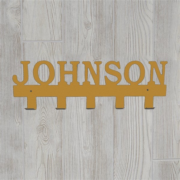 Custom Name Steel Wall Hook Rack - 48055D