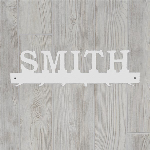Custom Name Steel Key Wall Rack - 48058D