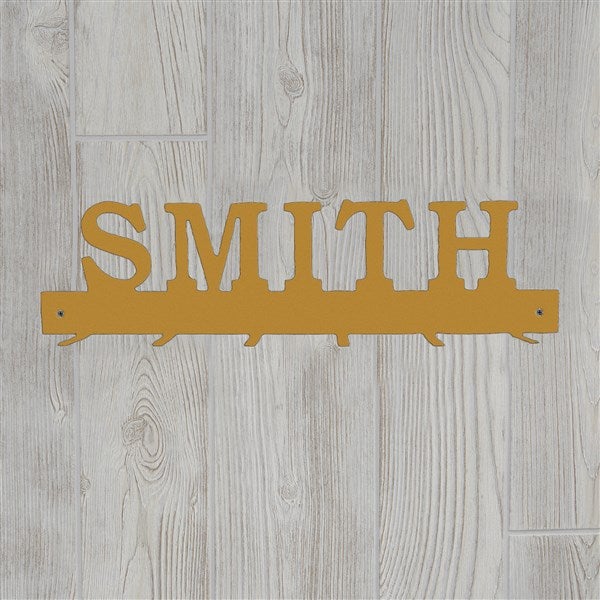 Custom Name Steel Key Wall Rack - 48058D