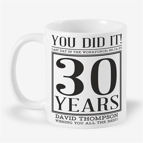 Officially Retired Personalized Coffee Mugs - 48093