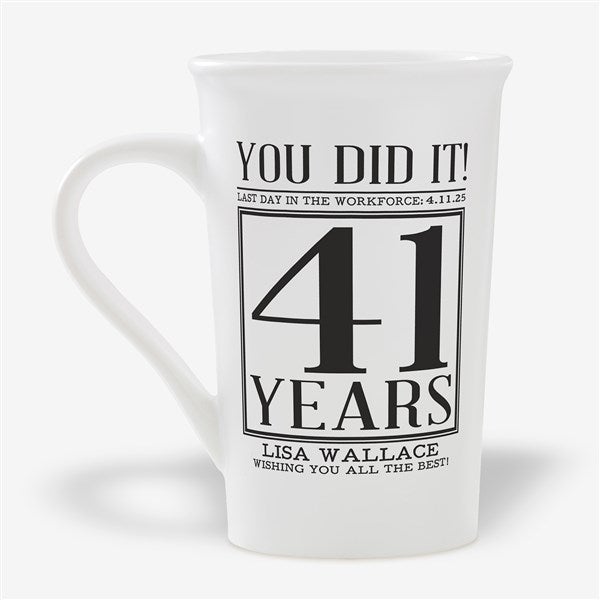 Officially Retired Personalized Coffee Mugs - 48093