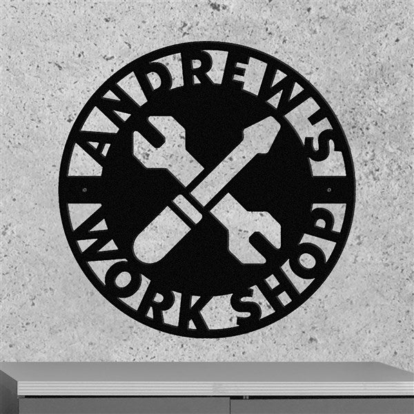 Personalized Workshop Steel Sign - 48108D