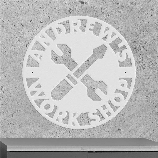 Personalized Workshop Steel Sign - 48108D