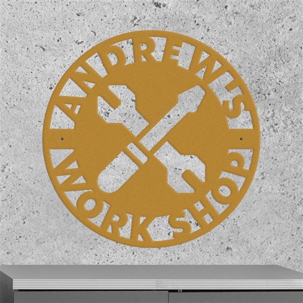 Personalized Workshop Steel Sign - 48108D