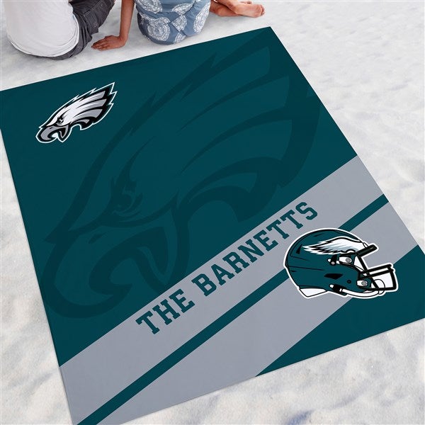 NFL Philadelphia Eagles Personalized Beach Blanket - 48240