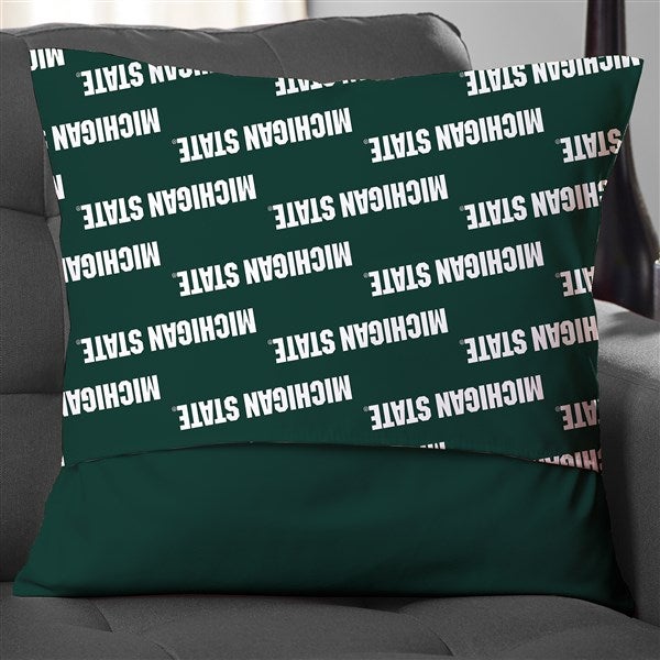 Cuscino Decorativo Northwest NCAA Michigan State Spartans – 50x50 Cm, Jacquard Double-Face, Ufficiale