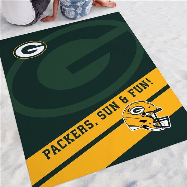 NFL Green Bay Packers Personalized Beach Blanket - 48280