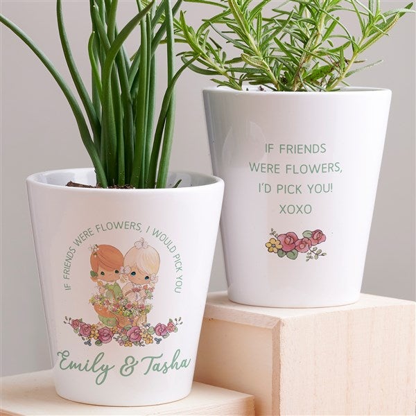 Precious Moments Friendship Personalized Mini Flower Pot  - 48340