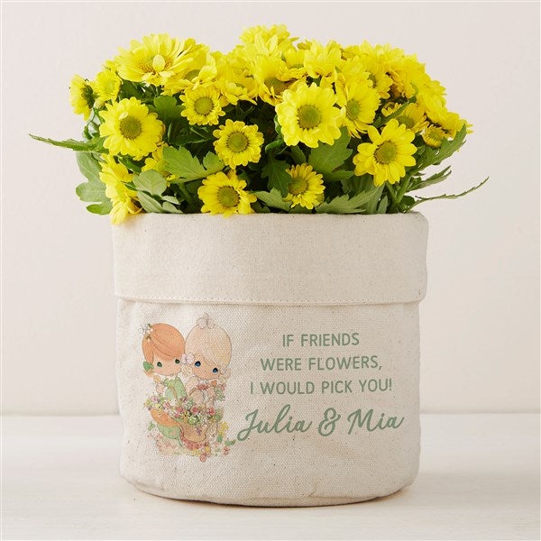 Precious Moments Friendship Personalized Canvas Flower Planters - 48341