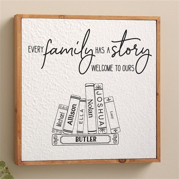 Family Story Personalized Pulp Paper Wall Decor - 48346