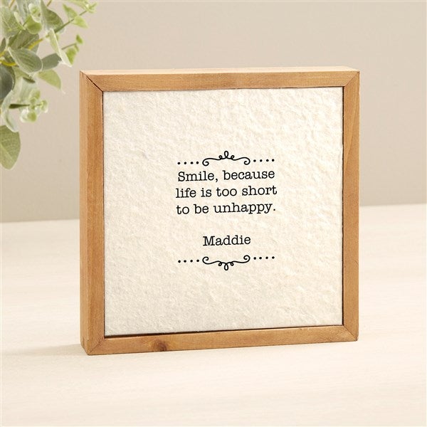 Write Your Own Personalized Pulp Paper Wall Decor  - 48352