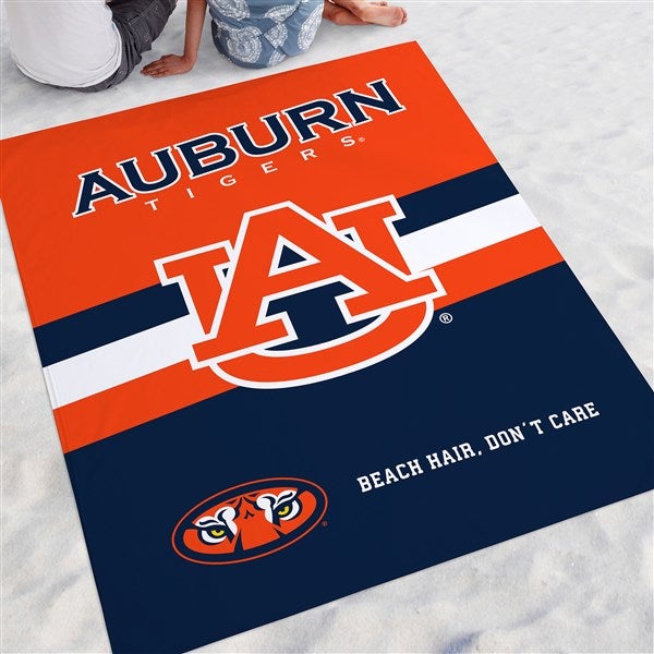 NCAA Auburn Tigers Personalized Beach Blanket - 48413