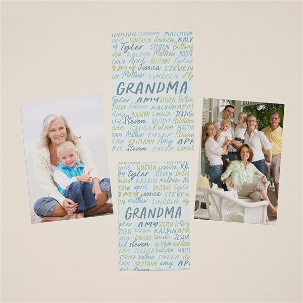 Grateful Heart Repeating Name Personalized LED Lantern  - 48439