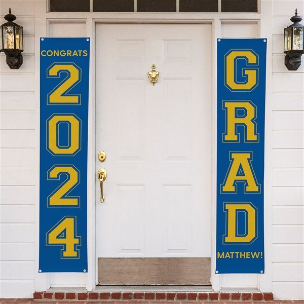 Collegiate Year Personalized Door Banner Set of 2 - 48463