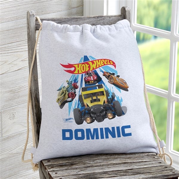 Hot Wheels™ Personalized Sweatshirt Drawstring Bag - 48504
