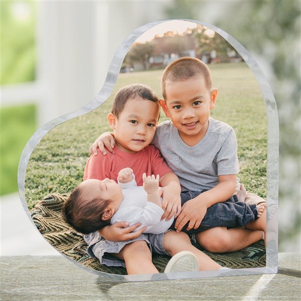 Photo Personalized Acrylic Heart Keepsake Gift - 48580