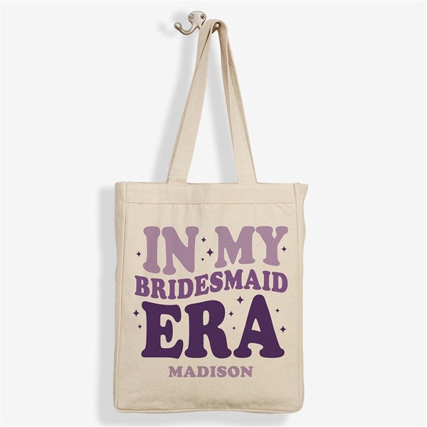 In My Bridal Party Era Personalized Canvas Tote Bags - 48658