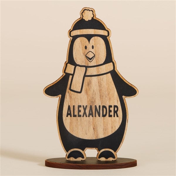 Santa and Friends Personalized Wood Christmas Characters  - 48667