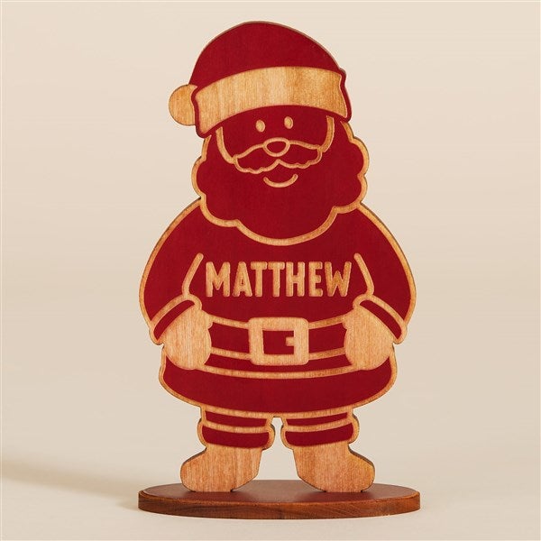 Santa and Friends Personalized Wood Christmas Characters  - 48667