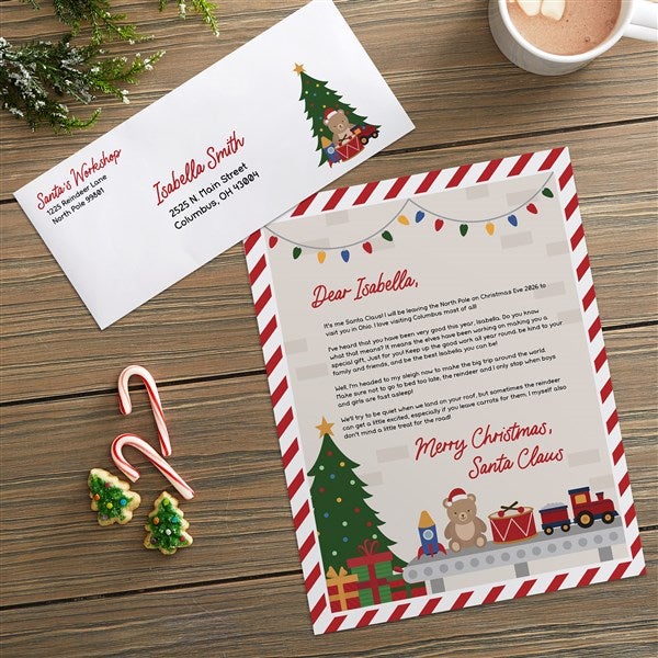 Santa Workshop Personalized Letter From Santa  - 48701