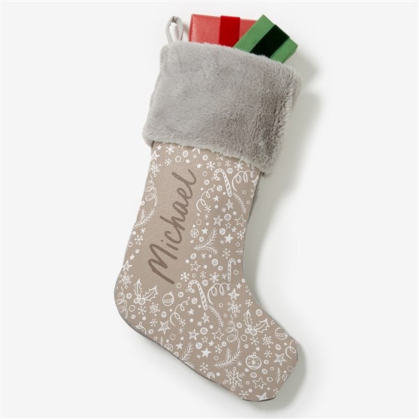 Holiday Delight Personalized Christmas Stockings - 48709