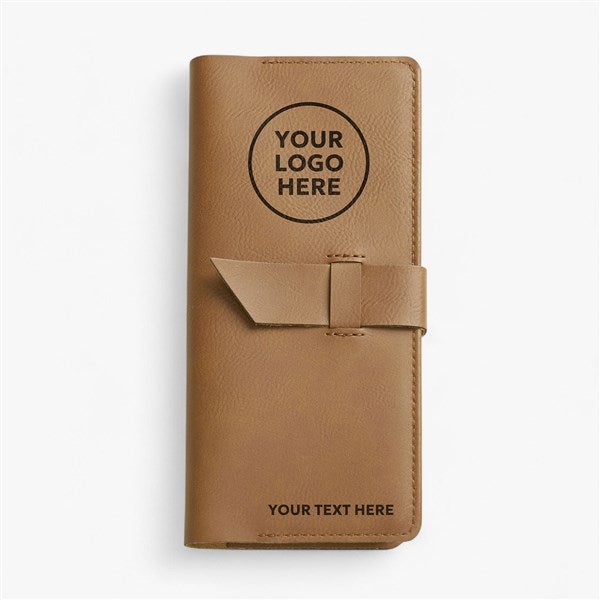 Personalized Logo Leatherette Pocket Journal - 48710