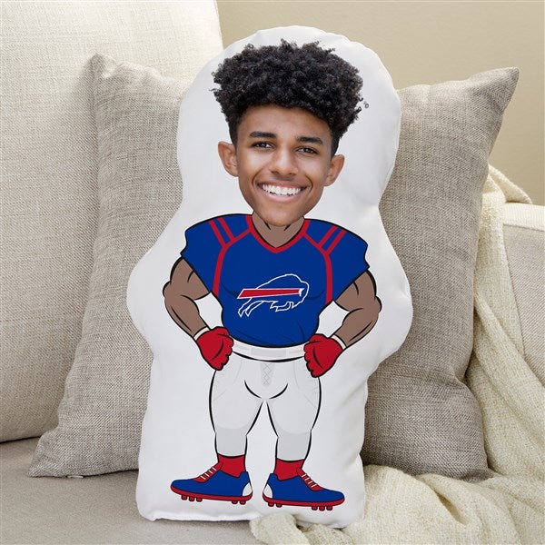Buffalo Bills Personalized Photo Football Character Pillow  - 48718