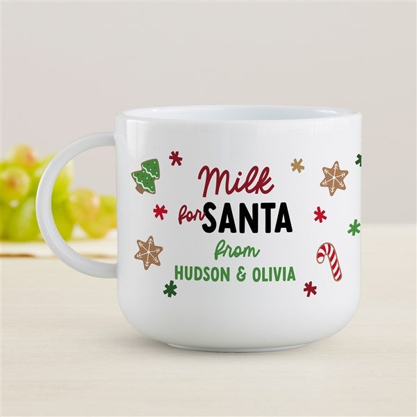Cookies for Santa Personalized Kids Christmas Dinnerware - 48782