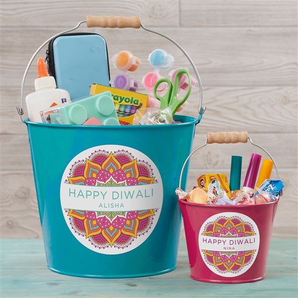 Diwali Personalized Treat Bucket  - 48798