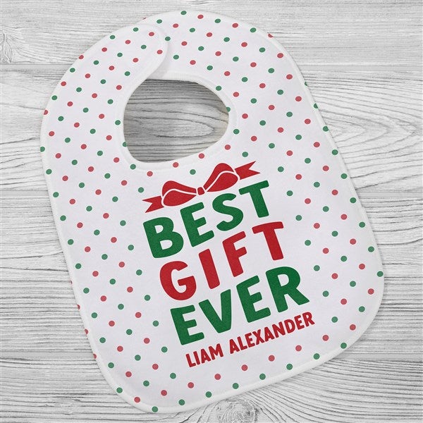 Best Christmas Gift Personalized Christmas Baby Bibs  - 48810