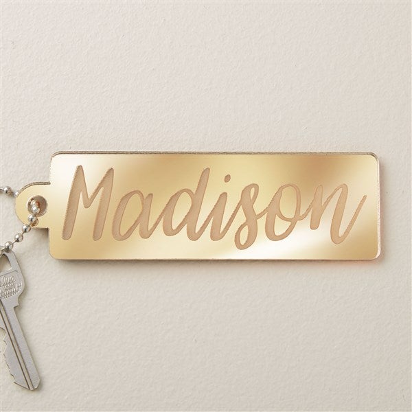 Classic Style Personalized Acrylic Keychain  - 48847