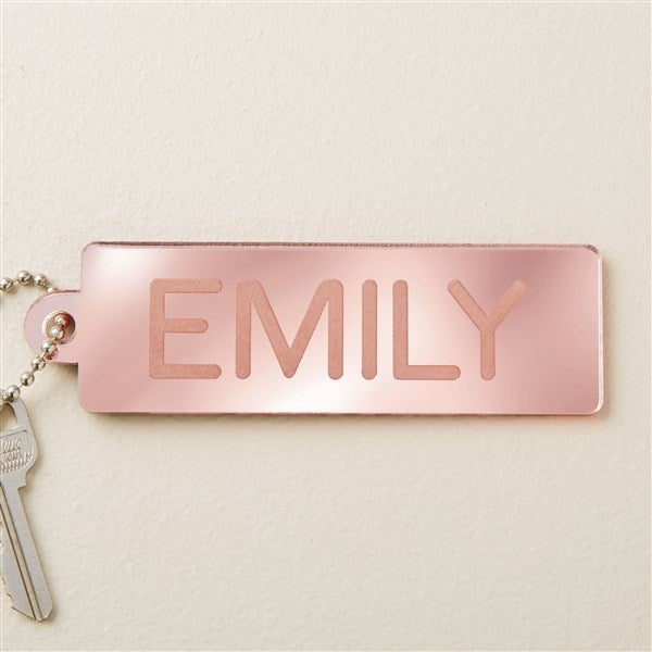 Classic Style Personalized Acrylic Keychain  - 48847
