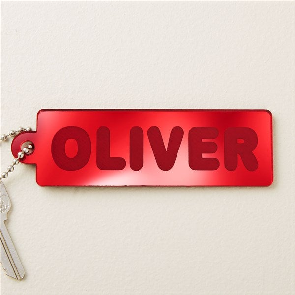 Classic Style Personalized Acrylic Keychain  - 48847
