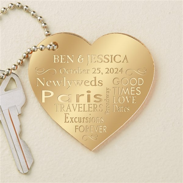 Our Life Together Personalized Heart Keychain - 48855