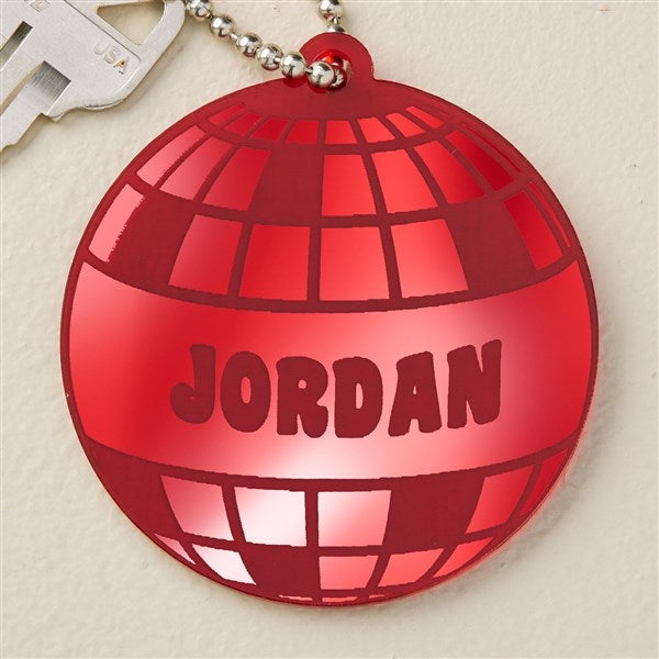 Disco Ball Personalized Acrylic Keychains - 48863