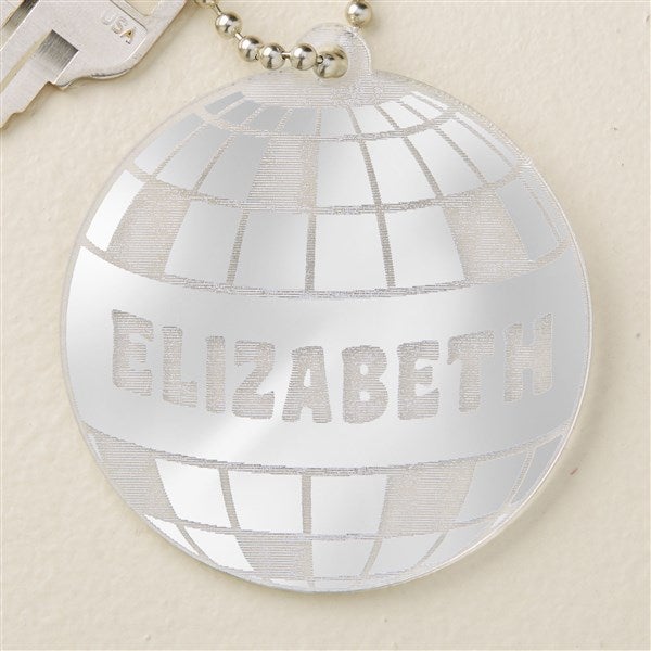 Disco Ball Personalized Acrylic Keychains - 48863