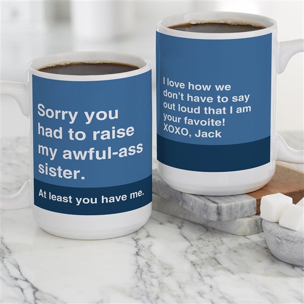Awful Ass Kids Personalized Mom Coffee Mugs  - 48879