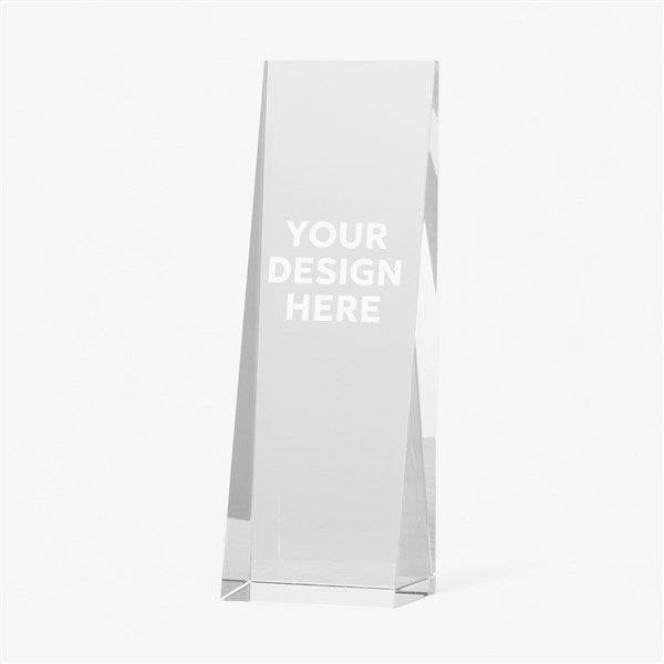 Engraved Logo Slanted Vertical Award  - 48978