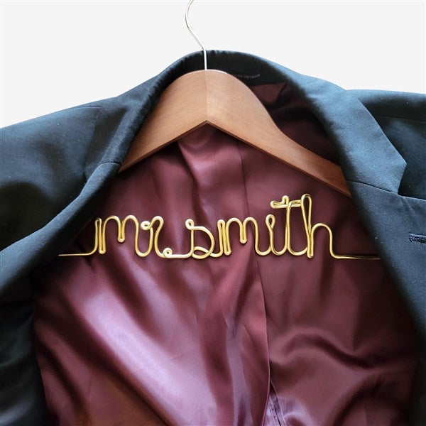 Custom Name Wedding Hanger - 48986D
