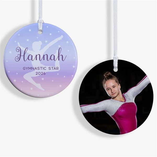 Gymnastics Personalized Christmas Ornaments - 49004