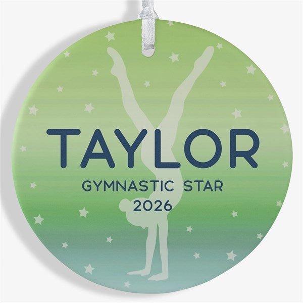 Gymnastics Personalized Christmas Ornaments - 49004