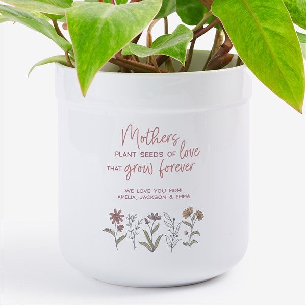 Love Blooms Here Personalized Outdoor Flower Pot - 49010