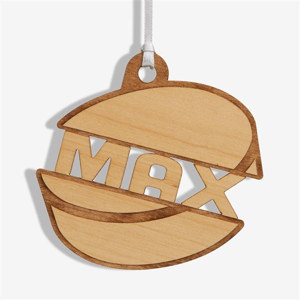 Hockey Personalized Wood Ornament - 49049