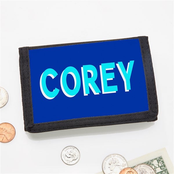 Shadow Name Personalized Kids Wallet - 49064