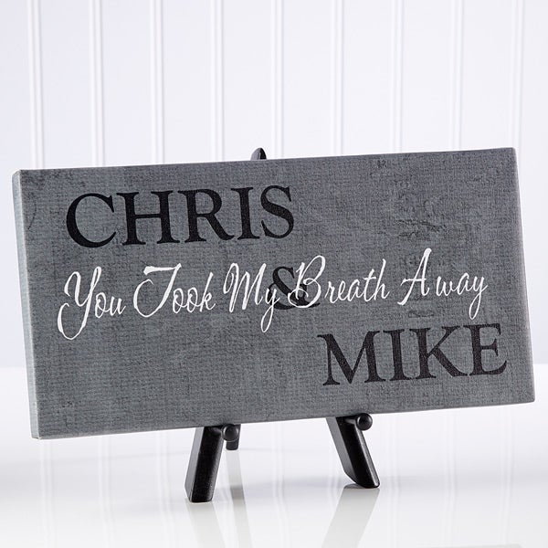 Personalized Canvas Art - Kiss Me Goodnight Collection - 4907